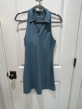 Abercrombie & Fitch Teal Sleeveless Polo Dress